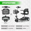 Image of Metro Mobility Air Classic 3-Wheel Transportable Mobility Scooter Specifications