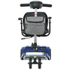 Image of Metro Mobility Air Classic 3-Wheel Transportable Mobility Scooter in blue Color Front View