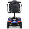 Image of Metro Mobility Elite 4 Portable 4-Wheel Mobility Scooter in Blue Color Front View