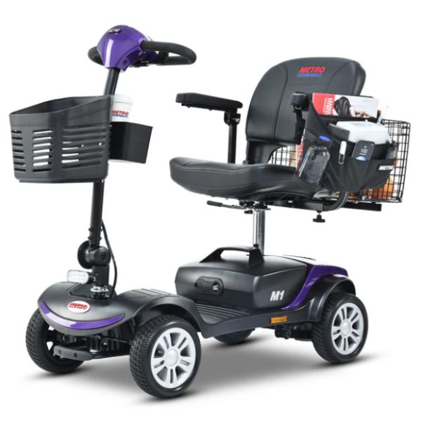 Metro Mobility M1 4-Wheel Mobility Scooter Purple Color