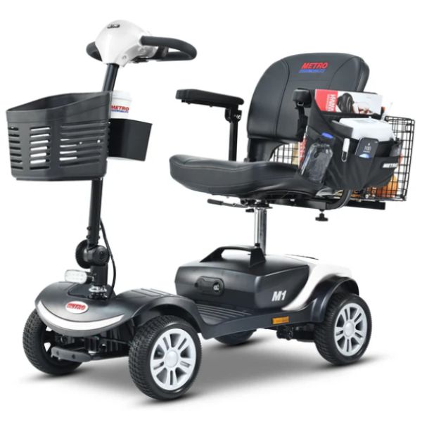 Metro Mobility M1 4-Wheel Mobility Scooter White Color