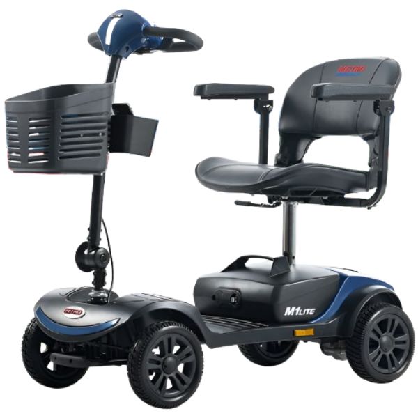 Metro Mobility M1 Lite 4-Wheel Mobility Scooter Blue Color