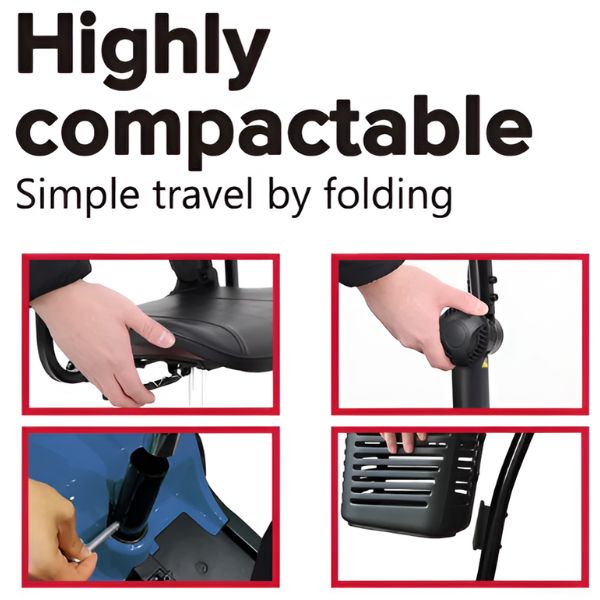 Metro Mobility M1 Lite 4-Wheel Mobility Scooter How Disassemble View