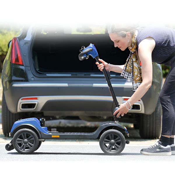 Metro Mobility M1 Lite 4-Wheel Mobility Scooter Shown on How to Remove the Tiller