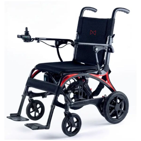Monarch Mobility Ezi Fold Carbon Ultra-Lightweight Folding Electric Wheelchair Left Side View