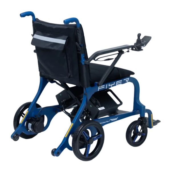 Monarch Mobility Flyer Ultra-Lightweight Folding Power Chair Rear Right View