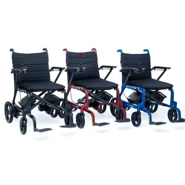 Monarch Mobility Flyer Ultra-Lightweight Folding Power Chair in 3 Different Colors