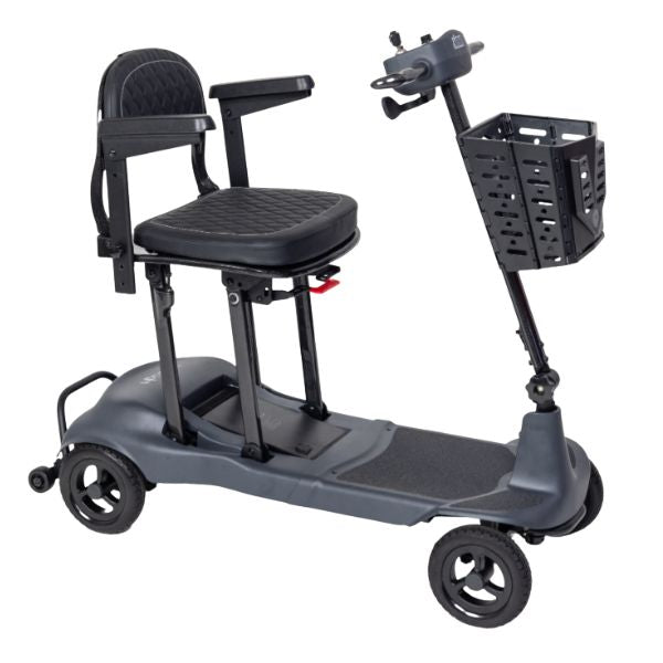 Monarch Mobility Genie Ultralight Ultra-Portable Folding Scooter in Gray