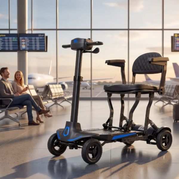 Supa Carbon Lite Ultra Lightweight Folding Mobility at the Airport