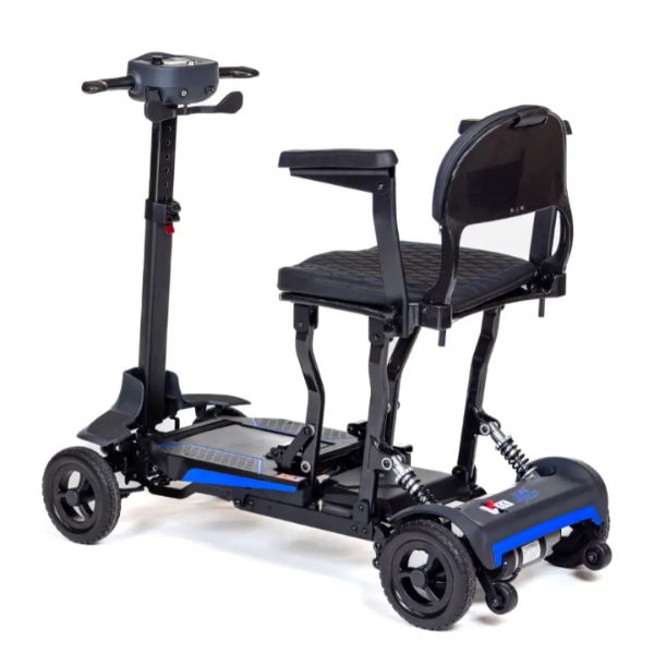 Supa Carbon Lite Ultra Lightweight Folding Mobility Rear Left View
