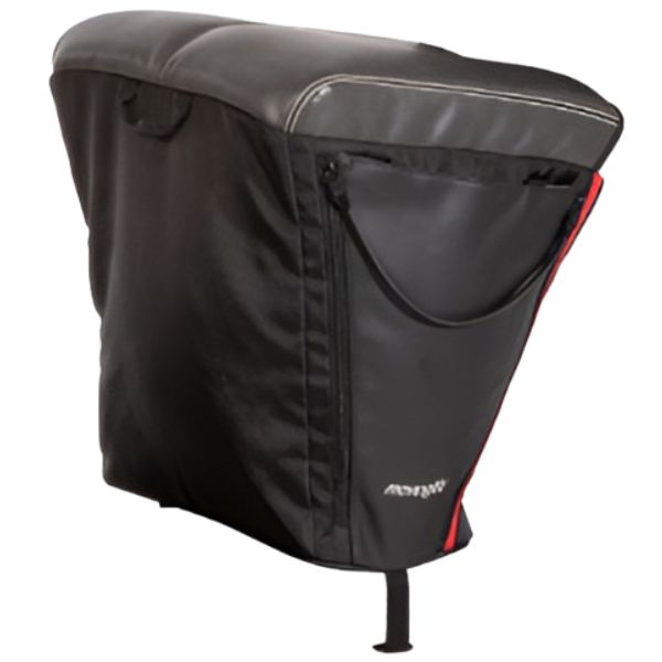 Moving Life Carryall and Cushion Leather Closer View