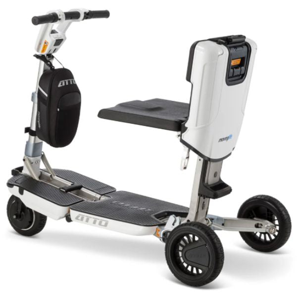 Moving Life Essentials Pouch Shown on the Atto Scooter