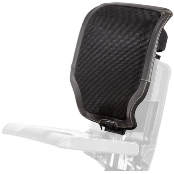 Moving Life Luxury Orthopedic Backrest Leather Close Up View