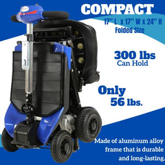 Optimus Automatic Folding Travel Electric Scooter