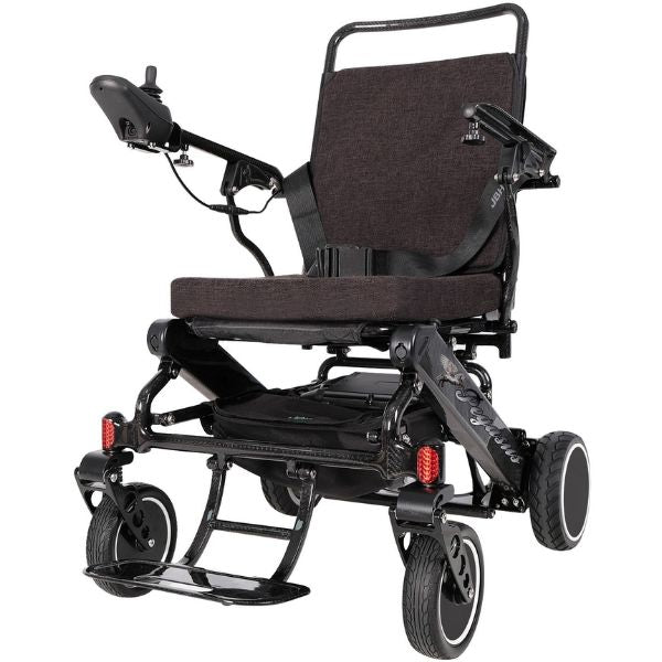 Pegasus Carbon Fiber Folding Electric Wheelchair With Remote Control In Carbon Fiber Frame