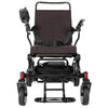 Image of Pegasus Carbon Fiber Folding Electric Wheelchair With Remote Control In Carbon Fiber Frame Front View