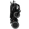 Image of Pegasus Carbon Fiber Folding Electric Wheelchair With Remote Control In Carbon Fiber Frame Side Folded View
