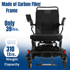 Pegasus Carbon Fiber Folding Electric Wheelchair