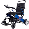 Image of Phoenix Portable and Light Electric Wheelchair in Blue Frame