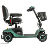 Image of Pride Baja Bandit Full Sized Mobility Scooter Sage Color  Left Side View