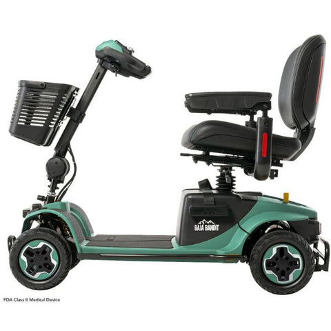 Pride Baja Bandit Full Sized Mobility Scooter Sage Color  Right Side View