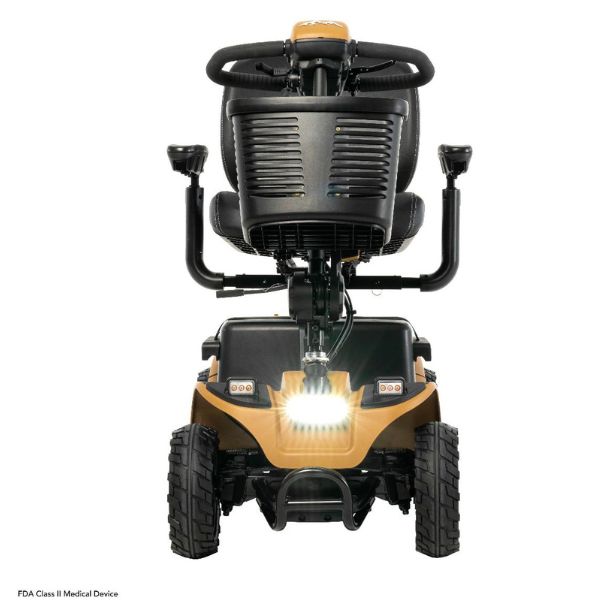 Pride Baja Bandit Full Sized Mobility Scooter Tan Color  Front View