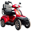 Image of Pride Mobility Baja Raptor 2 4-Wheel Mobility Scooter Red Color View