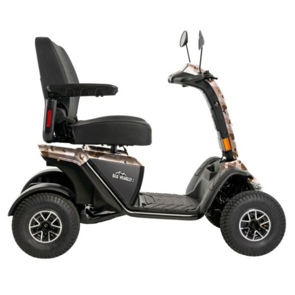 Pride Baja Wrangler 2 Wide Seat Desert Camo Side View