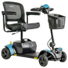 Image of Pride  Go-Go Elite Traveller 2 SC442E  4-Wheel Portable Scooter Robins Egg Blue Color