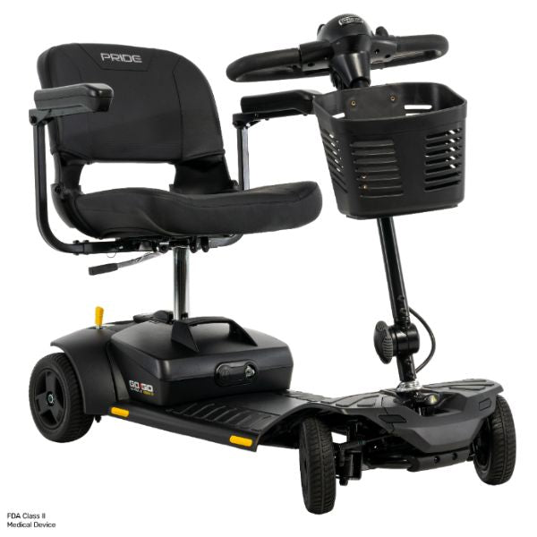 Pride Go-Go Ultra X Gen 3 POrtable Mobility Scooter in Right Angle View