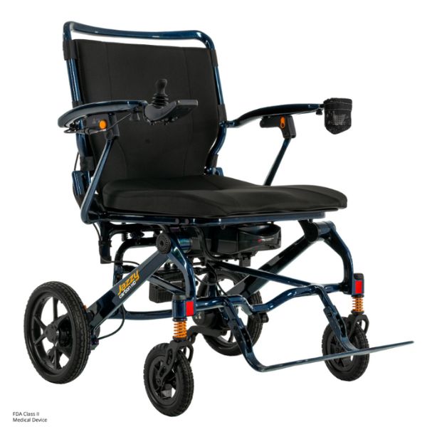 Pride Jazzy Carbon HD Folding Power Wheelchair Night Sky Angle Right View