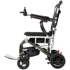 Image of Pride Jazzy Carbon Travel Lite Power Chair White Color  Right Side View