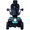 Image of Pride Mobility PX4 4-Wheel Mobility Scooter Peacock Blue Front View