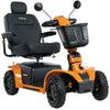 Image of Pride Mobility Pursuit 2 4-Wheel Mobility Scooter Orange Color