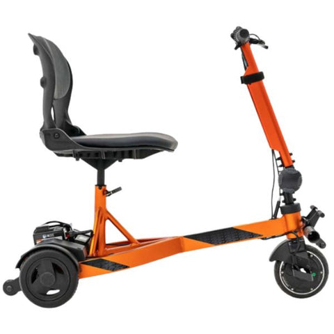 Pride Mobility iRide 2 Ultra Lightweight Scooter Mango Color Side View 2