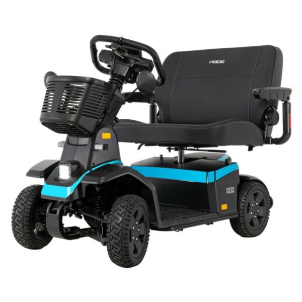 PX4 Wide Seat 4-Wheel Mobility Scooter in Blue