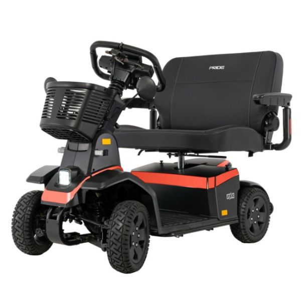 PX4 Wide Seat 4-Wheel Mobility Scooter in Red