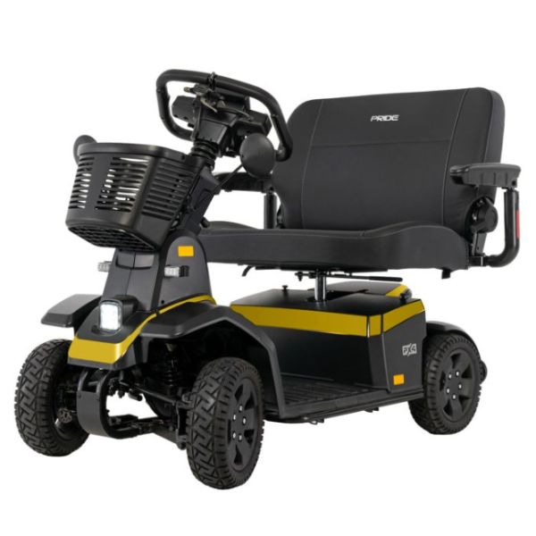 PX4 Wide Seat 4-Wheel Mobility Scooter in Yellow