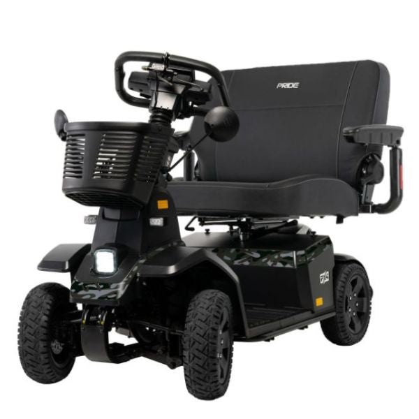 PX4 Wide Seat 4-Wheel Mobility Scooter in Black Camo