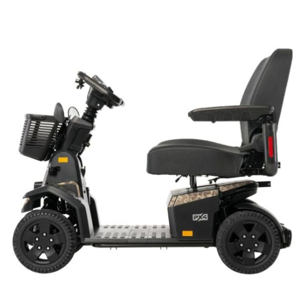 PX4 Wide Seat 4-Wheel Mobility Scooter Right Side View in Desert Camo