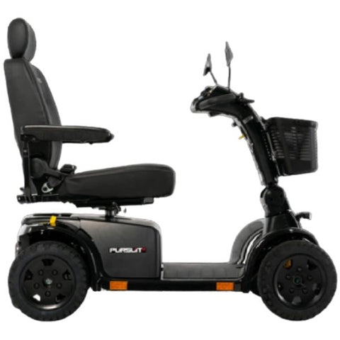 Pride Pursuit 2 4-Wheel Mobility Scooter Scooter Black Color Righr Side View