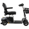 Image of Pride Revo 2.0 4-Wheel Scooter S67 Grey Street Color Side View 
