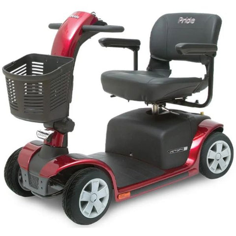 Pride Victory 9 4-Wheel Mobility Scooter SC709 Candy Apple Red Color