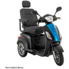 Image of Pride Baja Raptor 2 Mobility Scooter  Black with Blue Color Insert