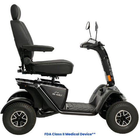 Pride Baja Wrangler 2 Heavy Duty Scooter Black Camo Color Right Side View