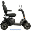 Image of Pride Baja Wrangler 2 Heavy Duty Scooter Black Camo Color Right Side View
