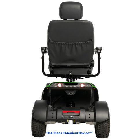 Pride Baja Wrangler 2 Heavy Duty Scooter Green Machine Color Back Side View