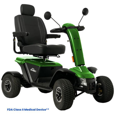 Pride Baja Wrangler 2 Heavy Duty Scooter Green Machine Color 