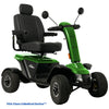 Image of Pride Baja Wrangler 2 Heavy Duty Scooter Green Machine Color 