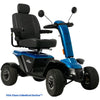 Image of Pride Baja Wrangler 2 Heavy Duty Scooter True Blue Color